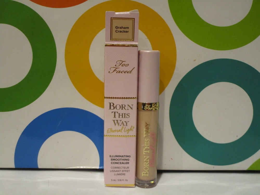 TOO FACED ~ BORN THIS WAY ETHEREAL LIGHT SMOOTHING CONCEALER ~ GRAHAM CRACKER