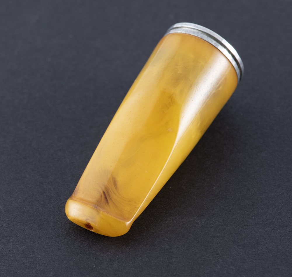 Vintage Estate Butterscotch Bakelite Cigar Holder