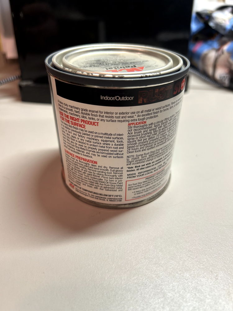 ACE Indoor/Outdoor Rust Stop Medium Gray Gloss Half Pint Rust Stopper Enamel