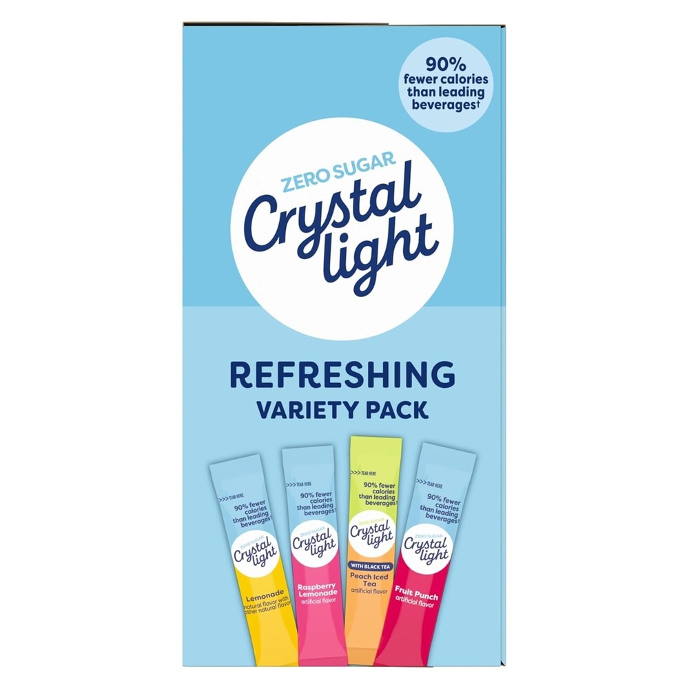 Refreshing Drink Mix Variety Pack – 44 Zero Sugar Packets for Anytime Hydration