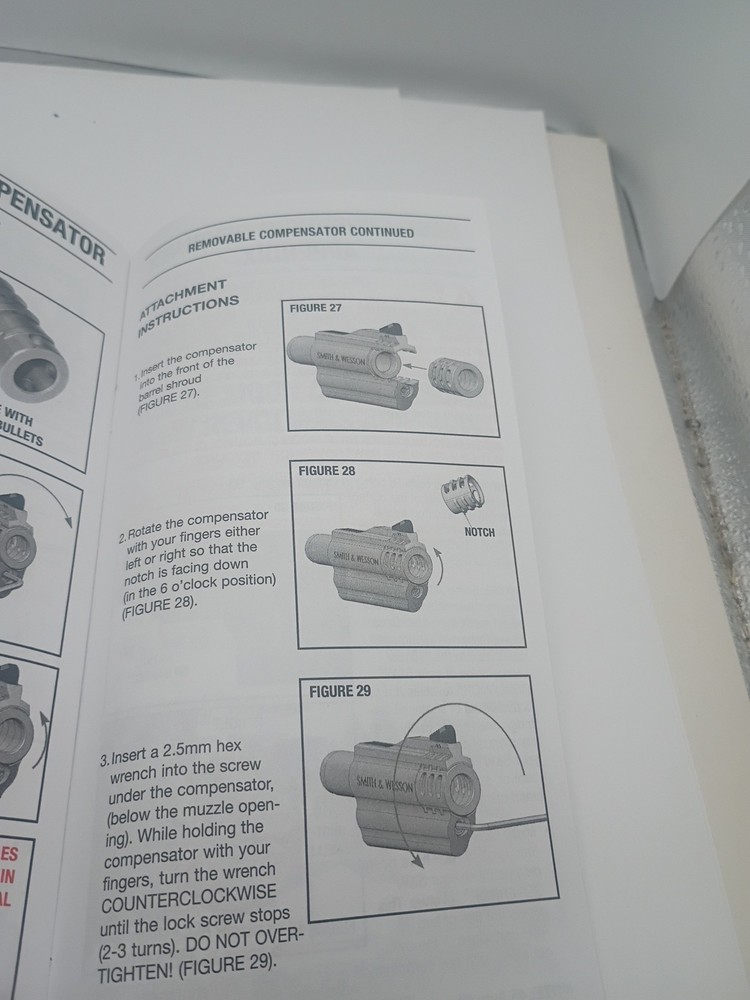 Smith & Wesson Revolver Modern Style Owners Manual 2017
