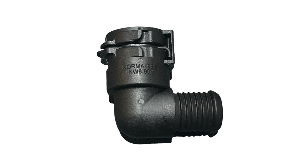 NORMA RSS Nw8 PA66-GF30 90 Degree Connector Quick Connect