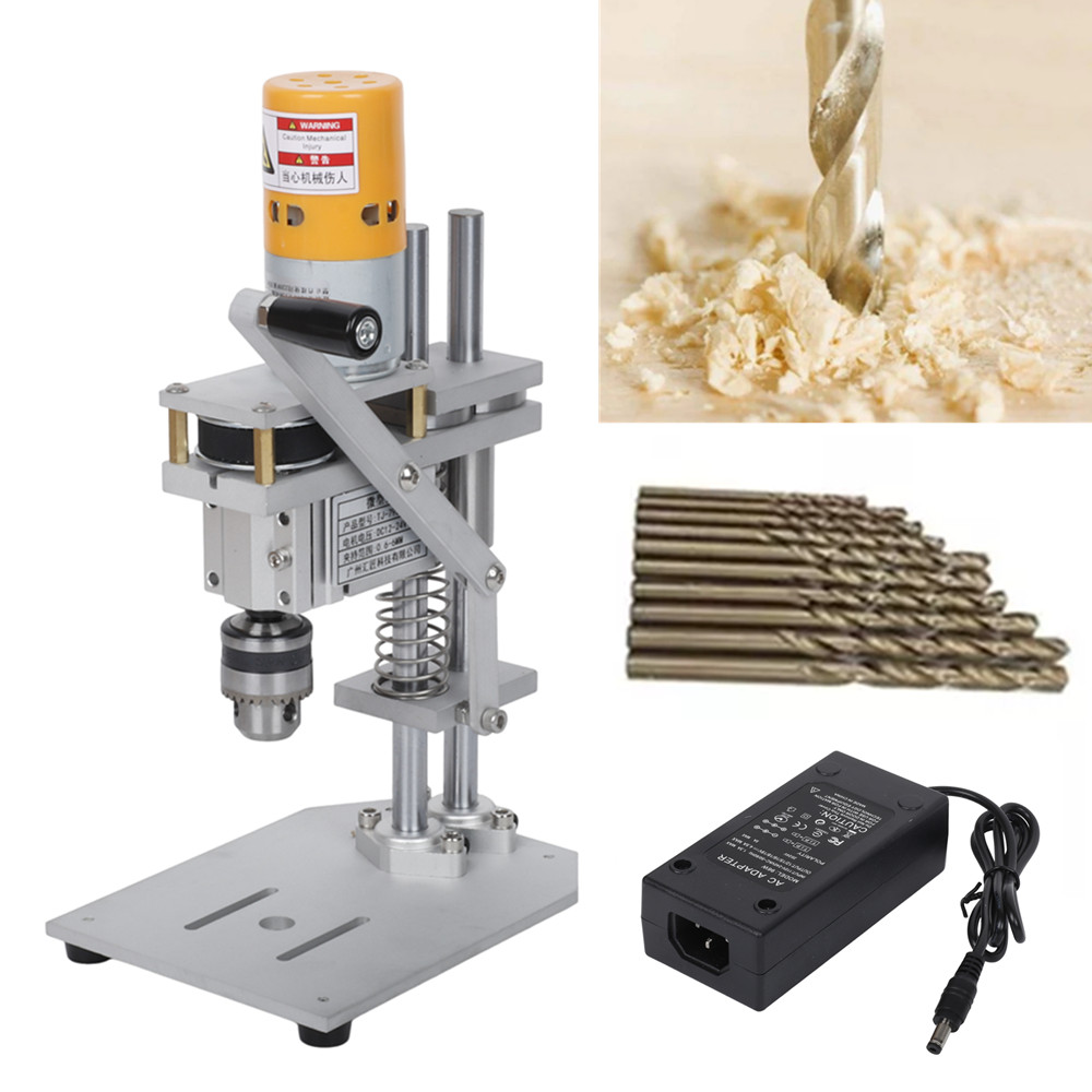 Mini Bench Drill Press Precision CNC Table Milling Machine Portable Driller, 96W