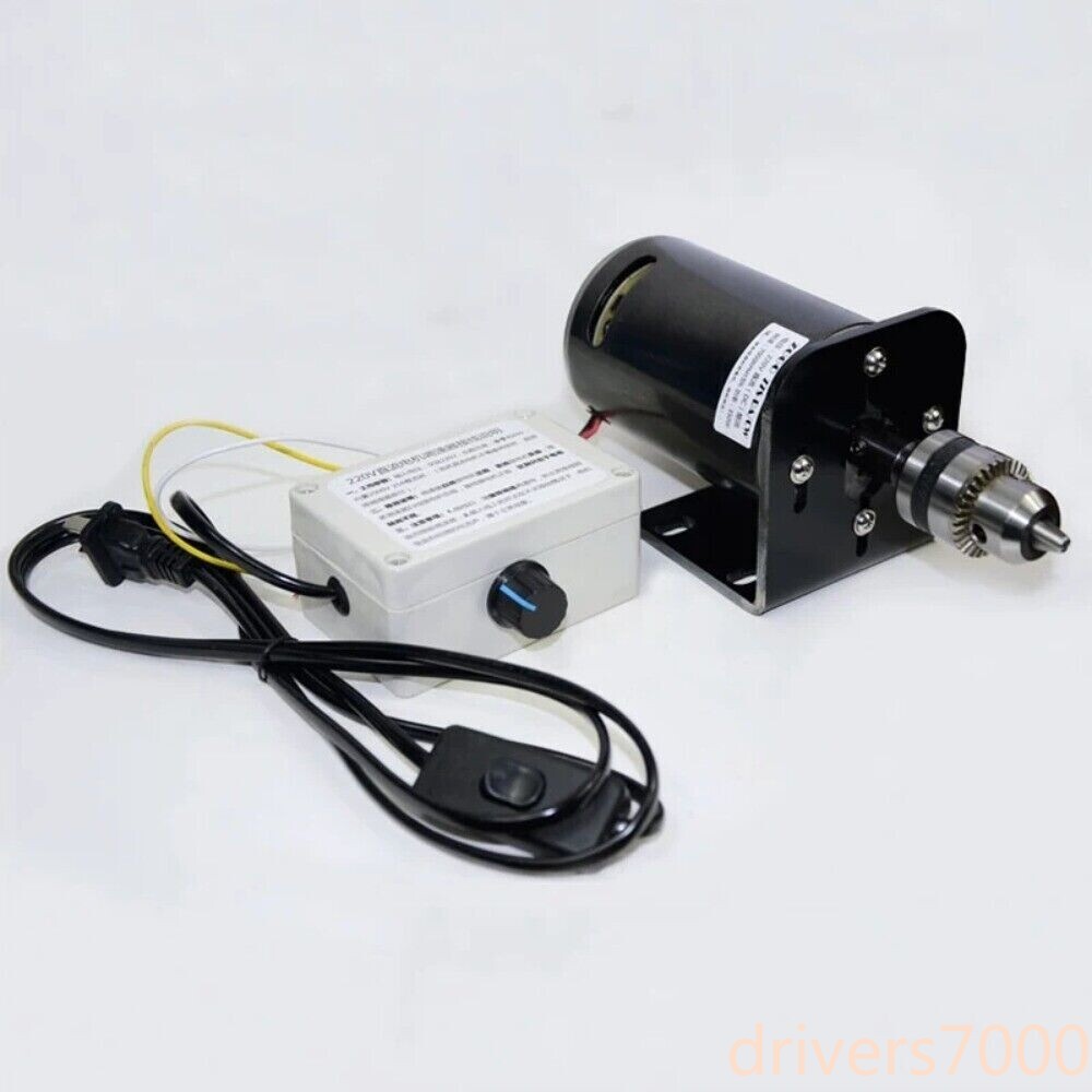 350W DC Permanent Magnet Motor 220V Bead Lathe Drill Kit Speed Controller