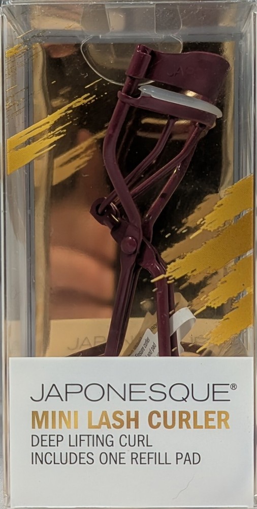 Japonesque Mini Lash Curler - Deep Lifting Curl - Includes One Refill Pad