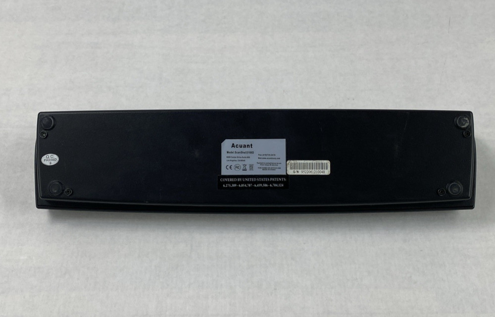Acuant Scanshell 3100D Mechanical Scanner Untested
