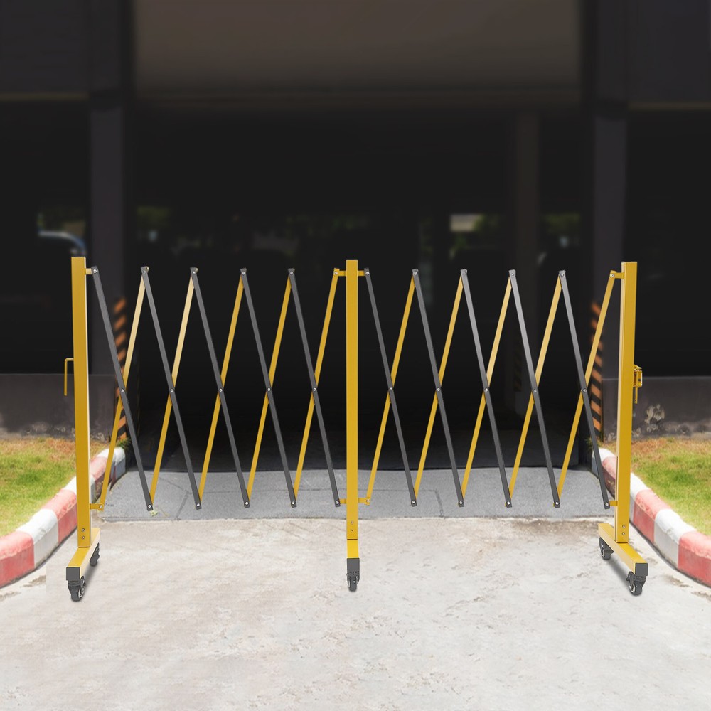 Foldable Mobile Barrier Gate Expandable T-shaped Base Security Gate For School