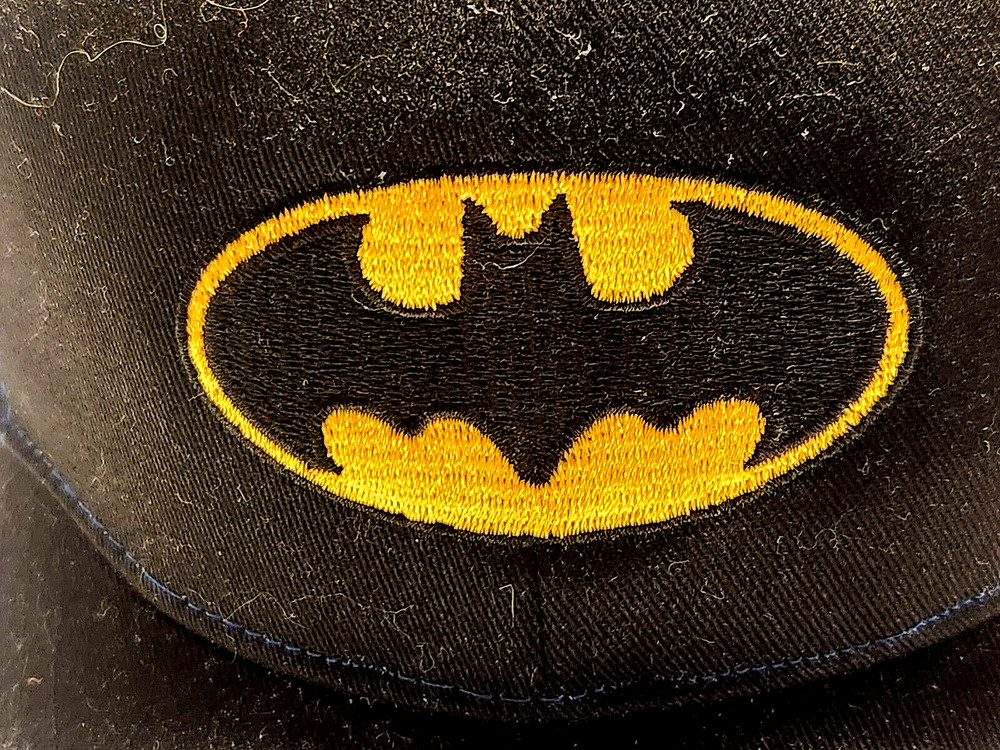 DC Comics Batman Ball Cap Youth/Teens Hat Adjustable Hook/Loop OSFM 100% Cotton
