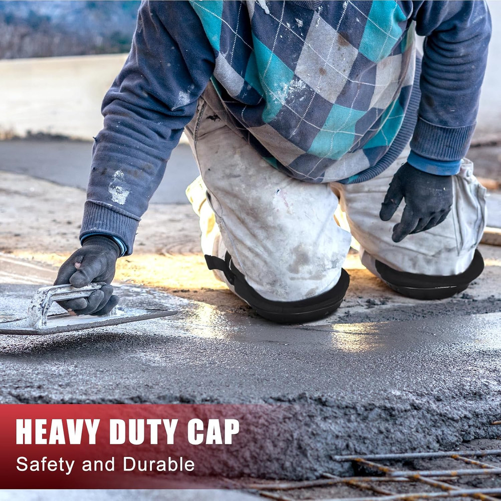 Professional Knee Pads for Work Construction with Heavy Duty Cap Foam Padding Ge