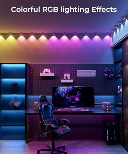 Smart RGBW+IC String Downlights with 30 LED String Lights, 111 20ft indoor