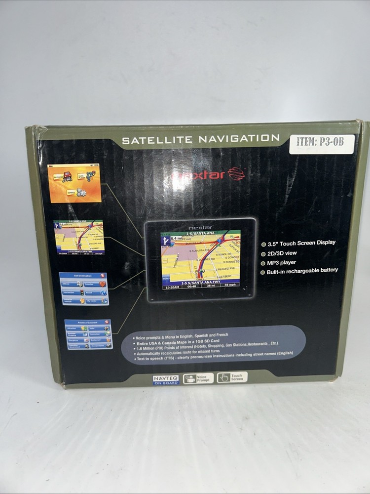 Nextar P3 3.5-Inch Portable GPS Navigator