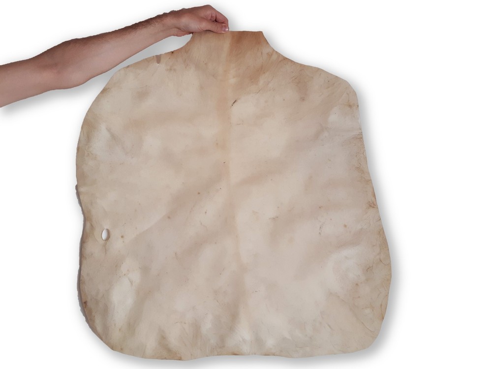 Goat Rawhide Skin. Full Rawhide. Genuine Leather. Goathide.