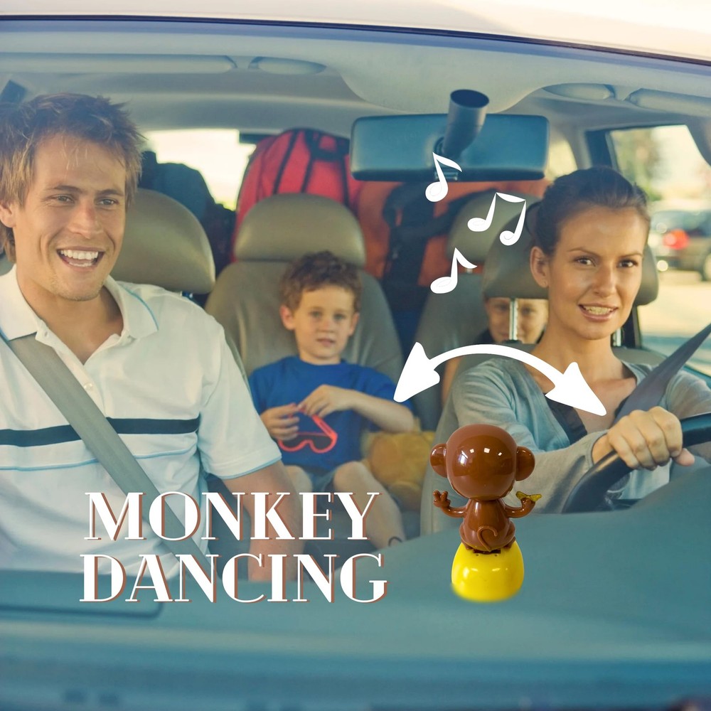 Killer's Instinct Outdoors Solar Powered Dance Monkey Figures – Monkey, Brown