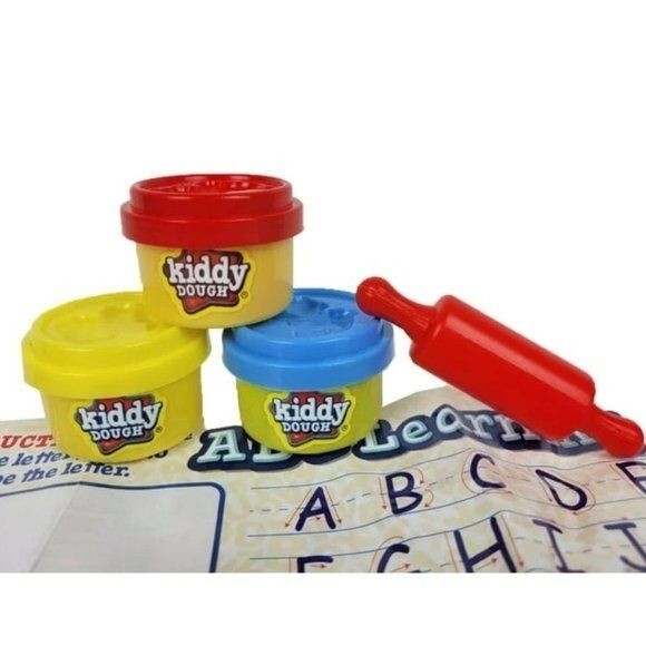 Kiddy Dough Classroom Set Early Learning Activity Mat and Dough, Set 16