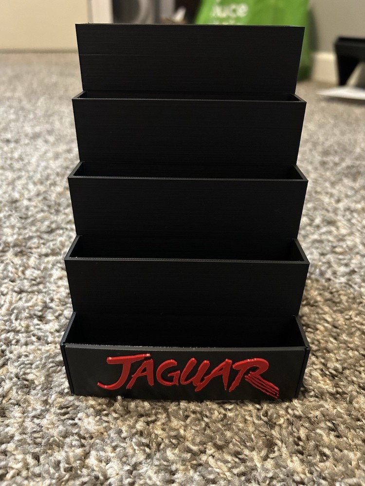 Atari Jaguar 5  Cartridge Display Stand 3D Print