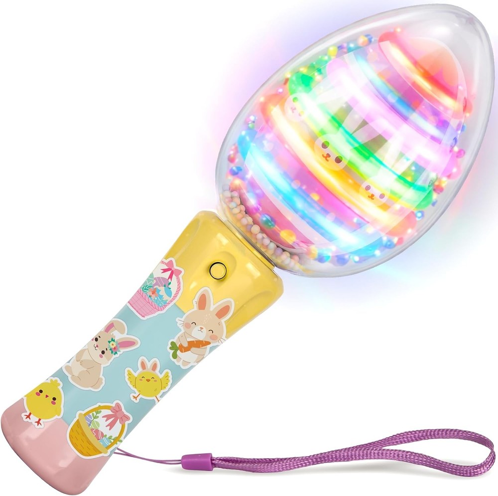 ArtCreativity 7.5 Inch Easter Egg Magic Ball Wand Light Up LED Toy