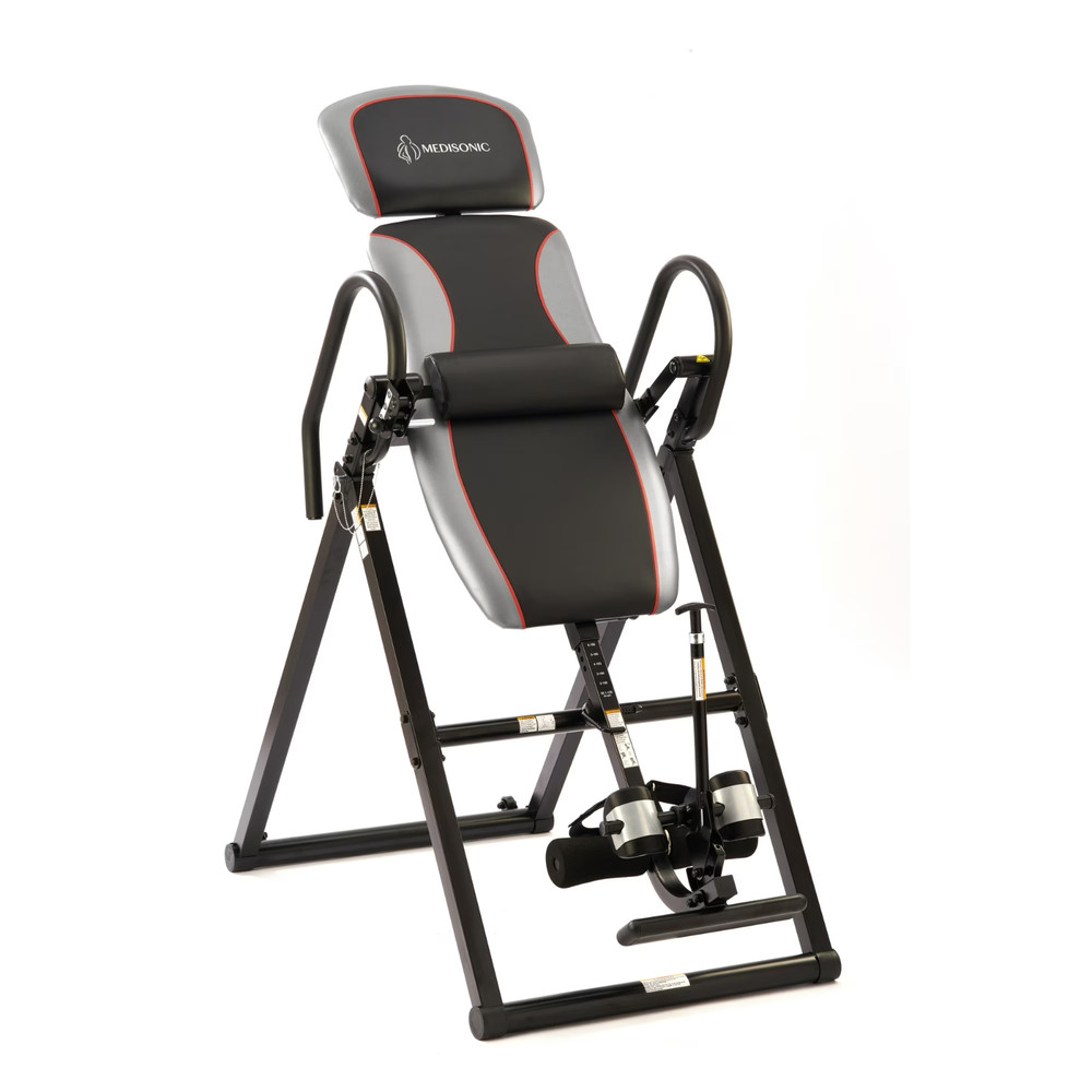 Inversion Table For Back Pain Relief W/ Adjustable Angles & Lumbar Pad Foldable