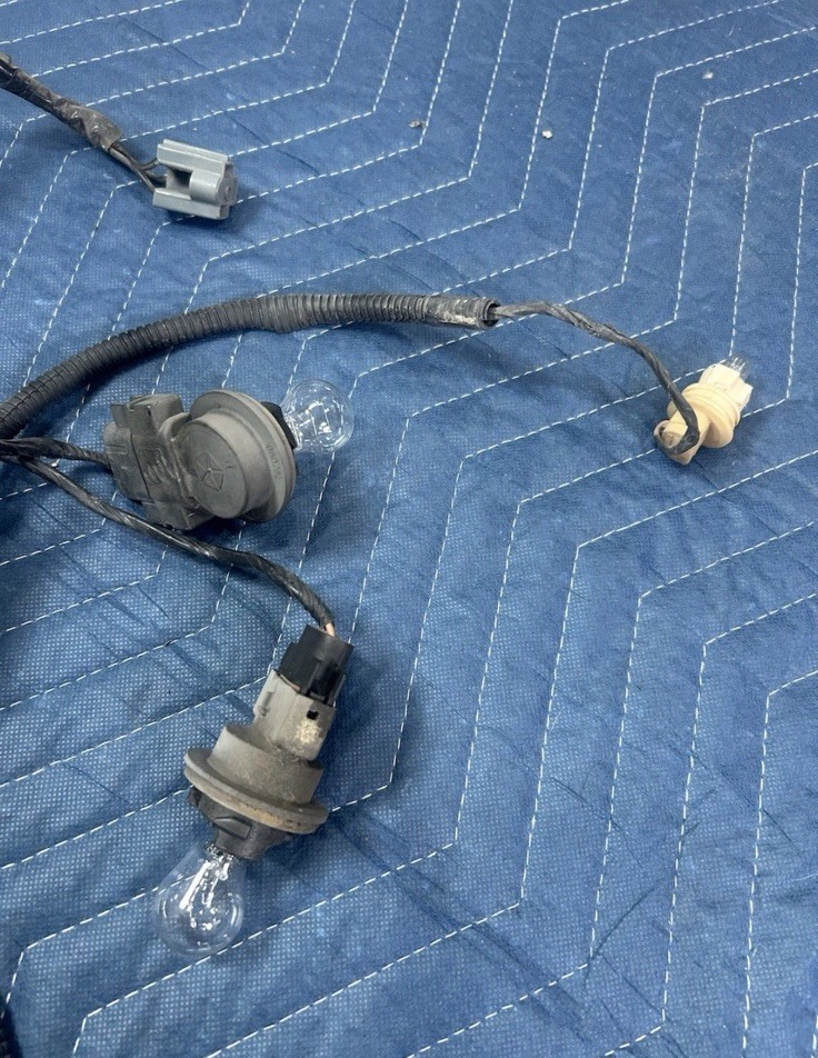 97-01 Jeep Cherokee XJ Front Header Panel Headlight Wiring Harness Wire Loom OEM