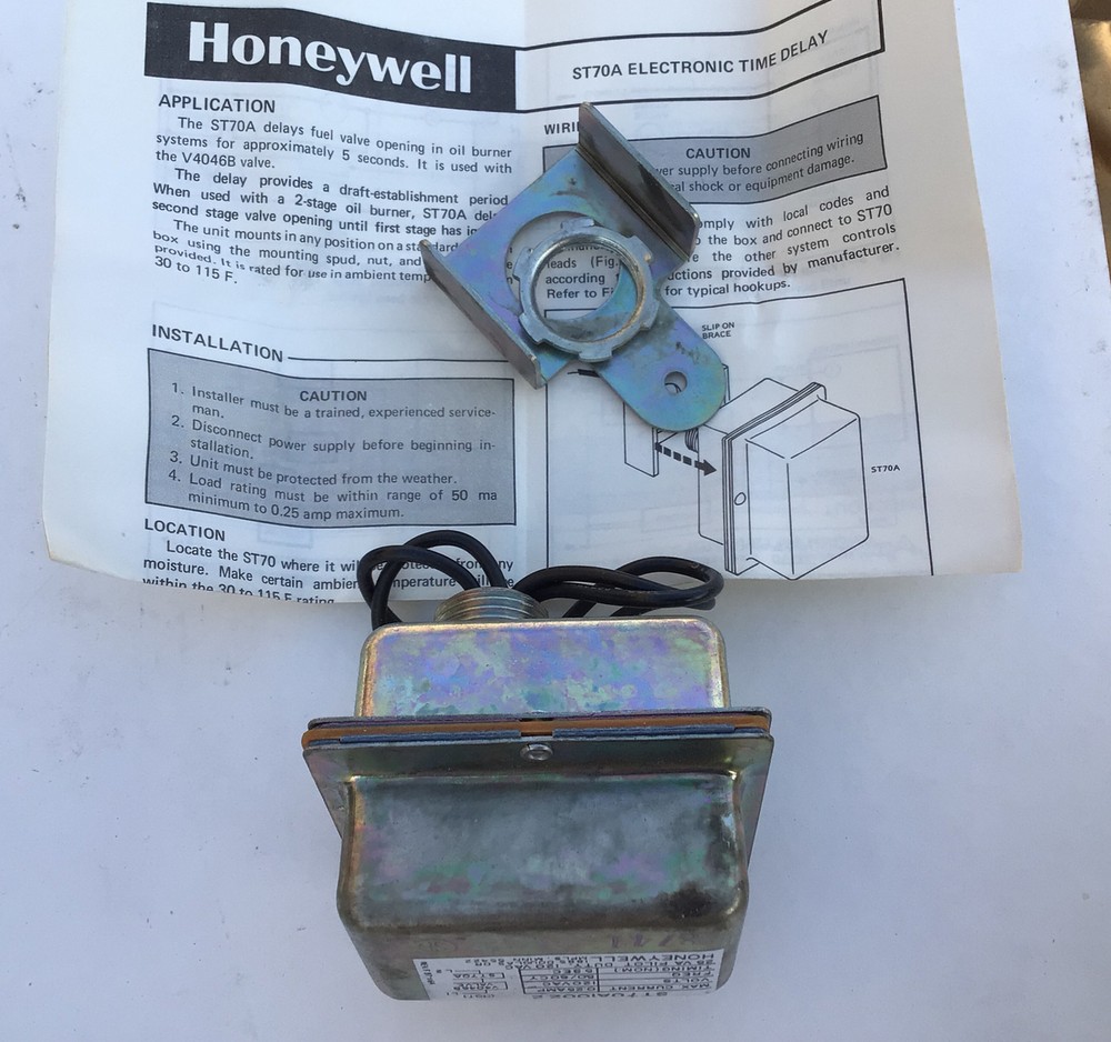 Honeywell Relay ST70A 1002
