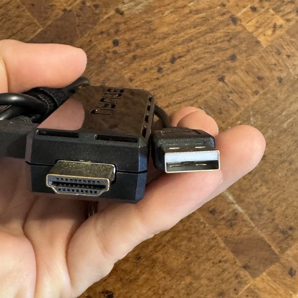 Cable & Adapter Lot – HDMI, VGA, USB-C, Micro-USB, Printer Cable, Batteries