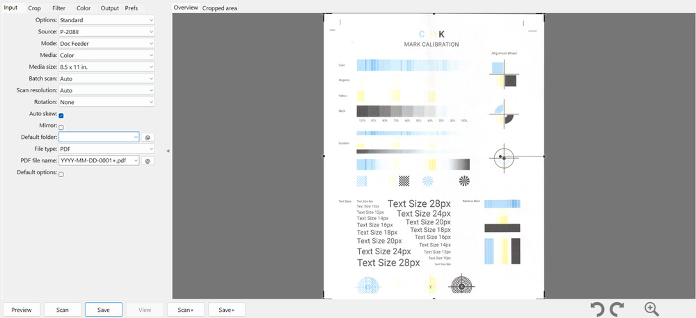 Canon P-208II ImageFORMULA Color Document Scanner W/ Original Box
