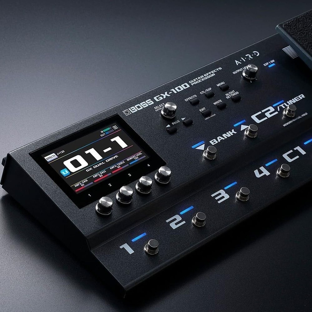Boss GX-100 Guitar Effects Processor Pedal Bundle w/Boss BT-DUAL.. -OPEN BOX