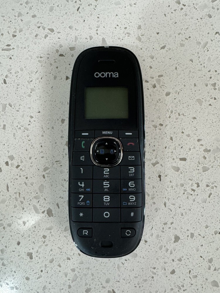 Ooma Handset Phone Replacement with Batteries - WORKS!