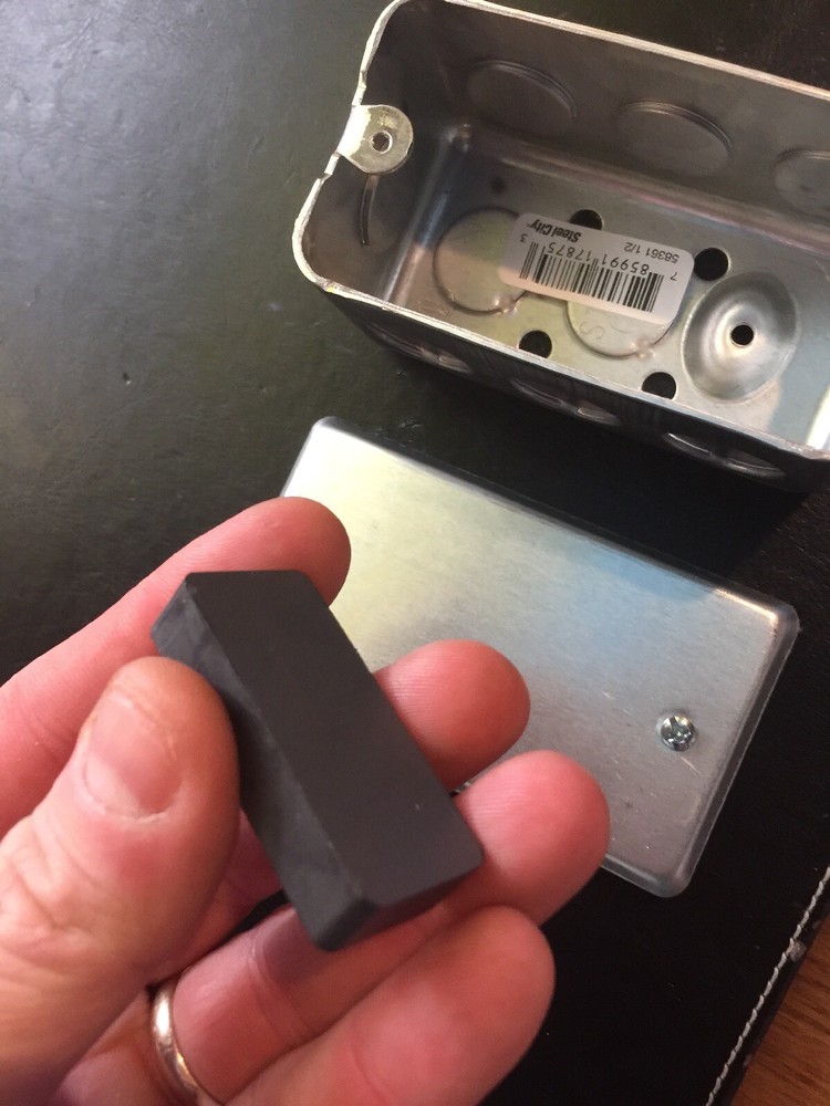 HIDEAWAY SAFE Hidden in Plain Sight Electrical Box Magnet HIDE UNDER THEIR NOSE