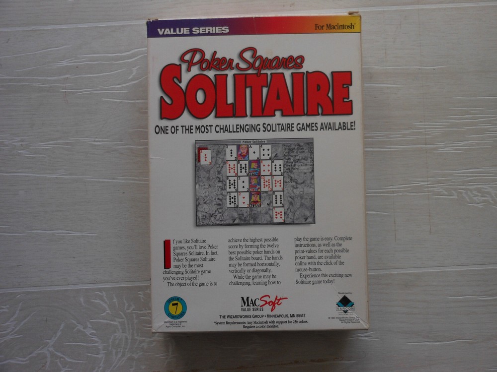 Macintosh Software Games, Solitaire - 1994 & The Tinies - 1992