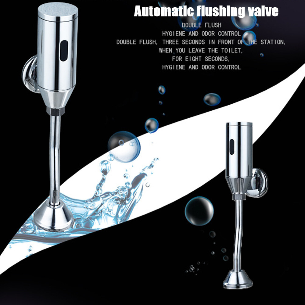 Urinal Valve Bathroom Toilet Intelligent Automatic Sensor Touchless Wall Mounted