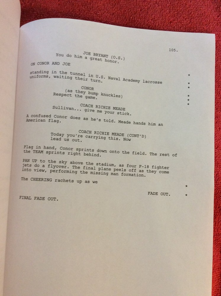 ORIGINAL SCRIPT A WARRIOR'S HEART ASHLEY GREENE ADAM BEACH KELLAN LUTZ