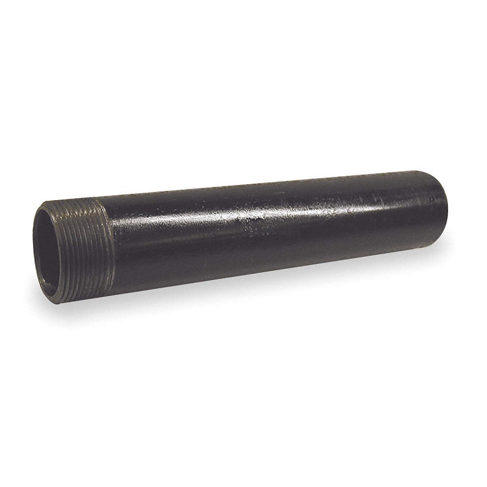 GRAINGER APPROVED 40901TSGR Black Pipe Npl,Thrd One End,2x1-1/2" 1CPP9