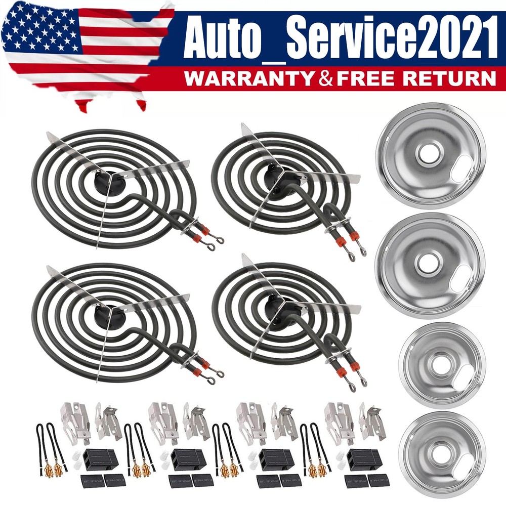 MP22YA Electric Range Burner Surface Element (2) MP15YA 6",(2) MP21YA 8" 12pcSet