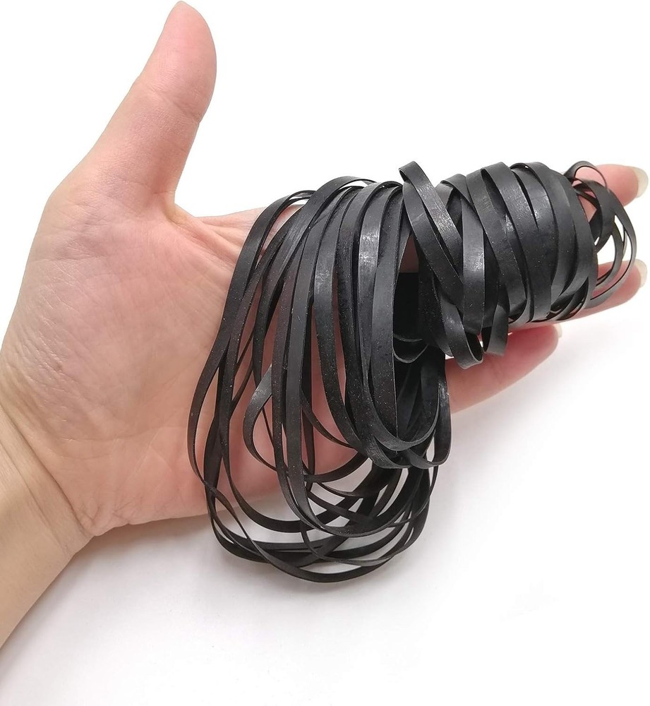Efficient Rubber Belts for Cassette Recorders - 50PCS, 4mm Width (Mix Sizes)