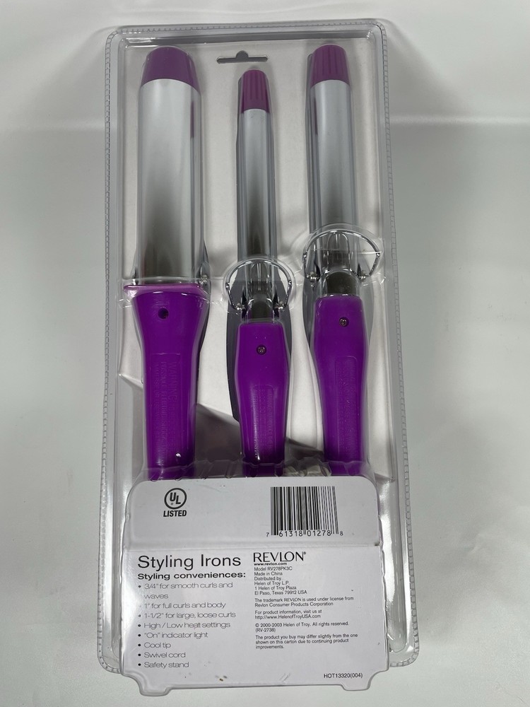 Revlon Styling Irons 3/4", 1", 1 1/2" 3 Piece Pack