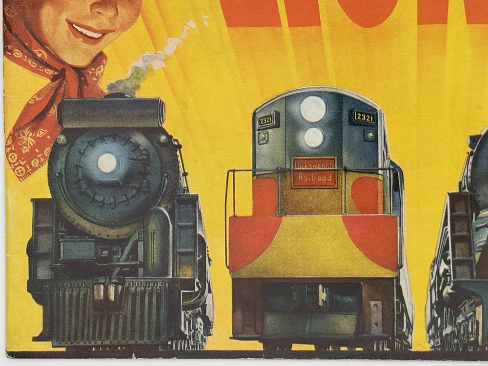 Vintage 1954 Lionel Train Catalog