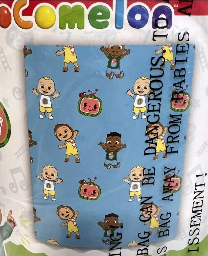 Cocomelon Super Soft Plush Throw 46" x 60" Retails @ $25