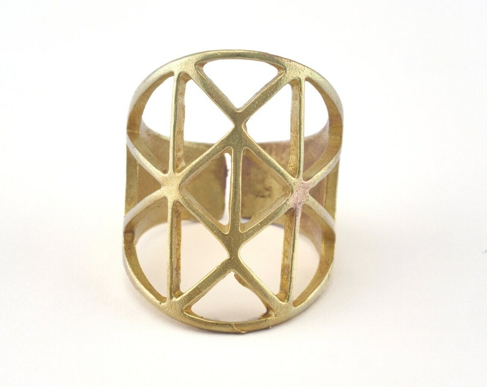 Adjustable Ring Raw brass (18mm 8US inner size) 2750