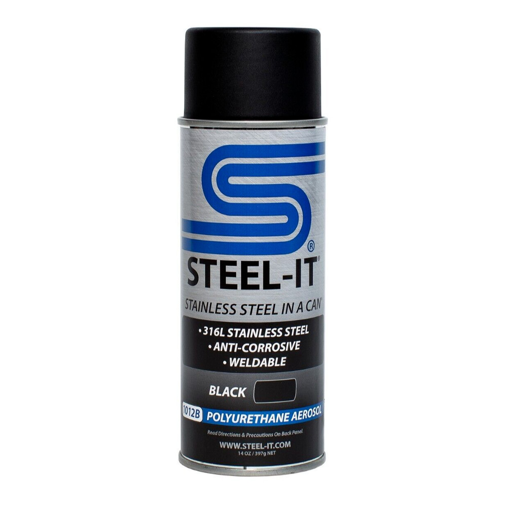 STEEL-IT 1012B Black Polyurethane Aerosol 14oz