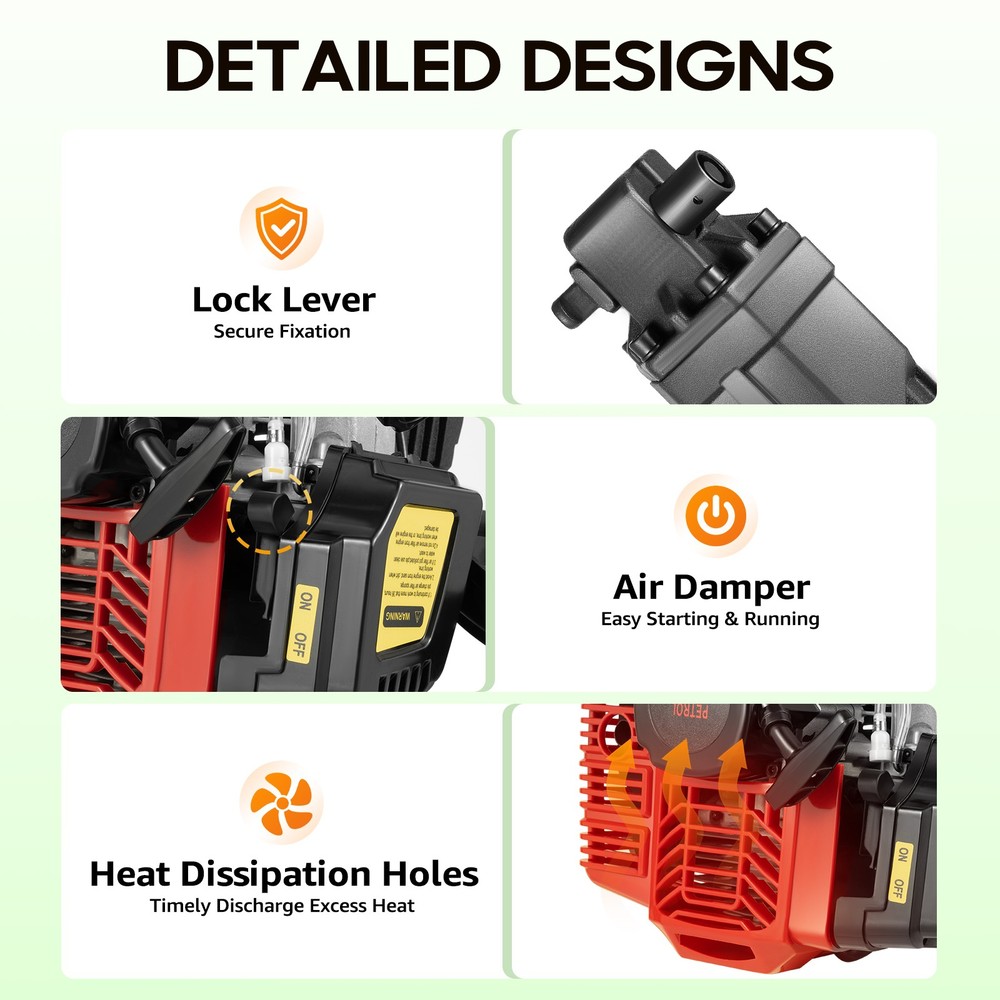 52CC 2Stroke Handheld Trencher Digger Machine Garden Tree Digger Digging Machine