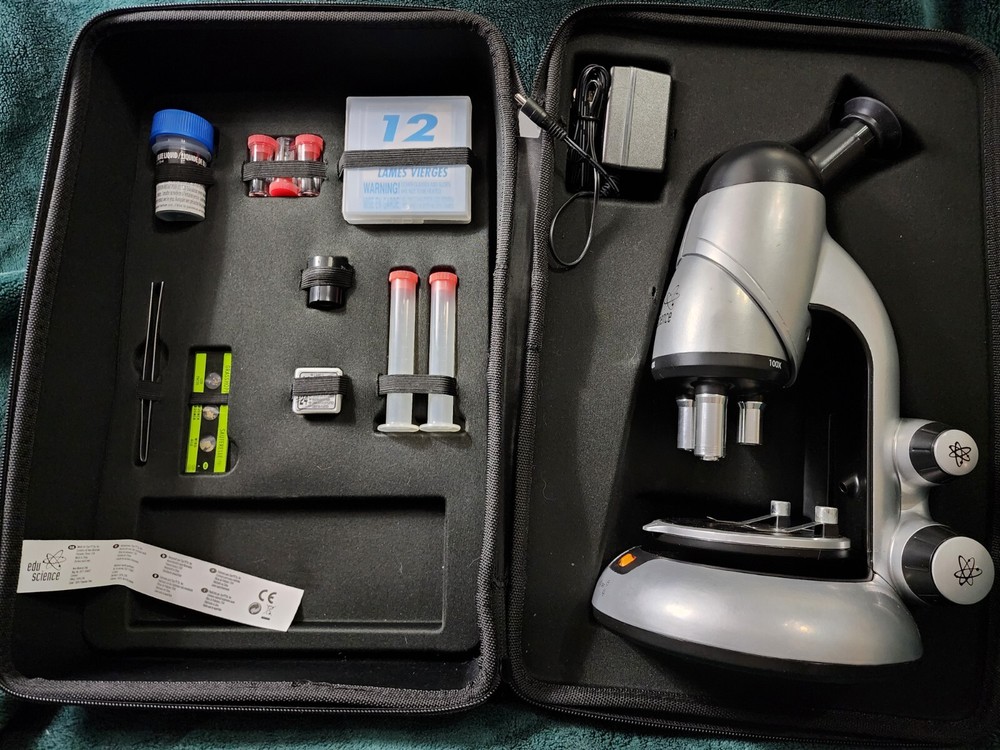 EDU 100x Microscope Case With Accessories