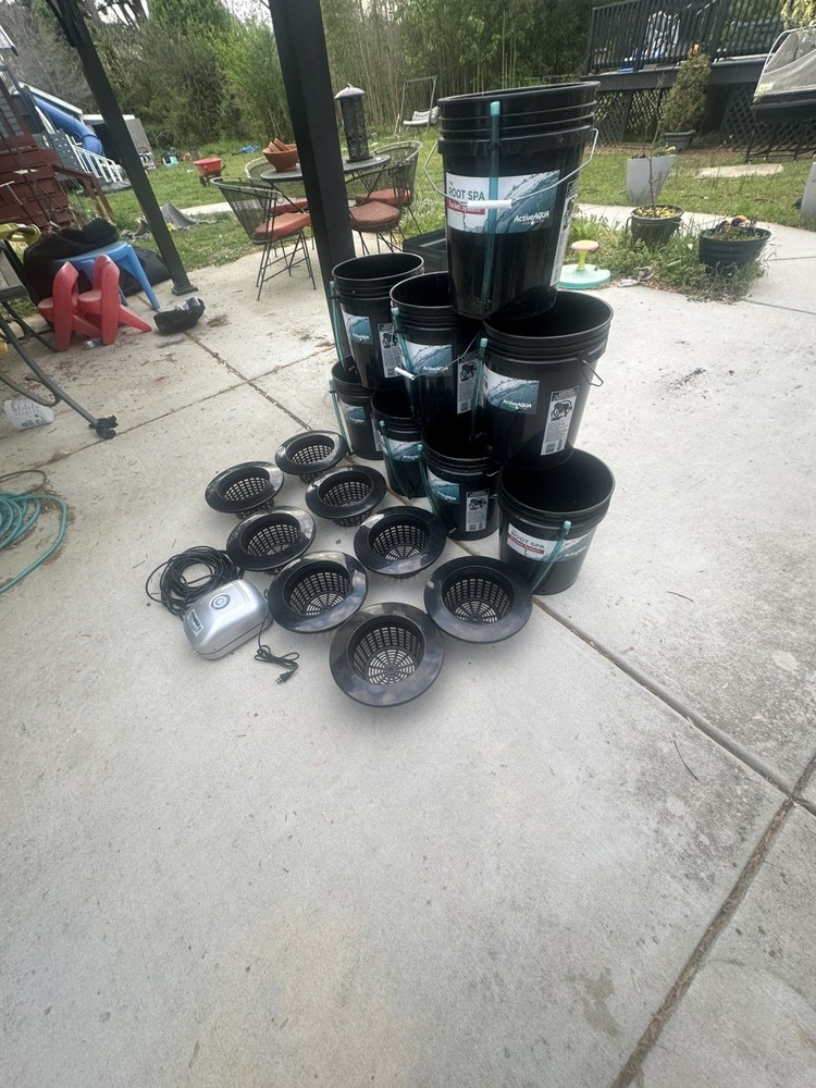 Active Aqua Root Spa 5 Gallon Hydroponic Bucket System Grow Kit (Open Box)
