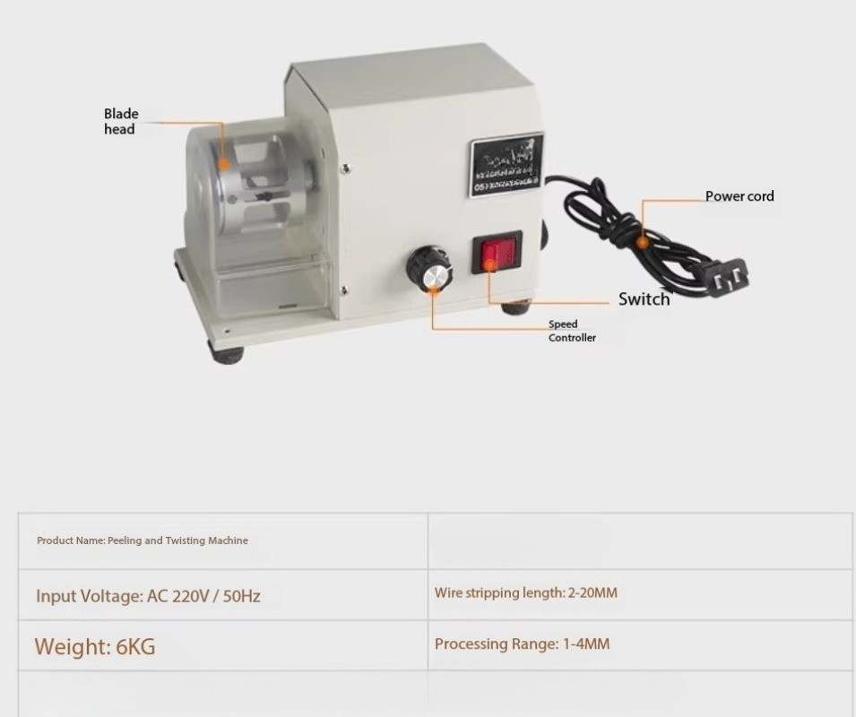 Stripping and Twisting Machine Wire Stripper Stranding Machine XC-180