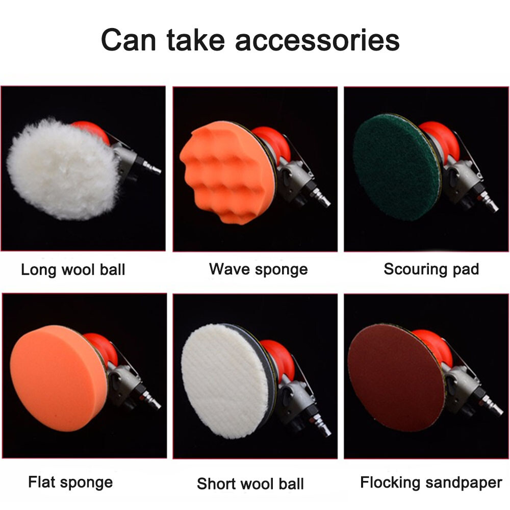 5" Air Palm Random Orbital Sander Auto Body Sanding Orbit Tool Buffing Sanding