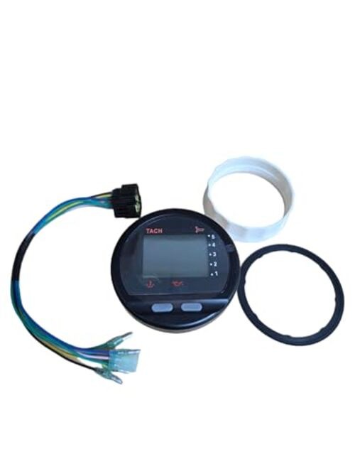 Digital Multi Function Tachometer Gauge Compatible with Yamaha Outboard Engine