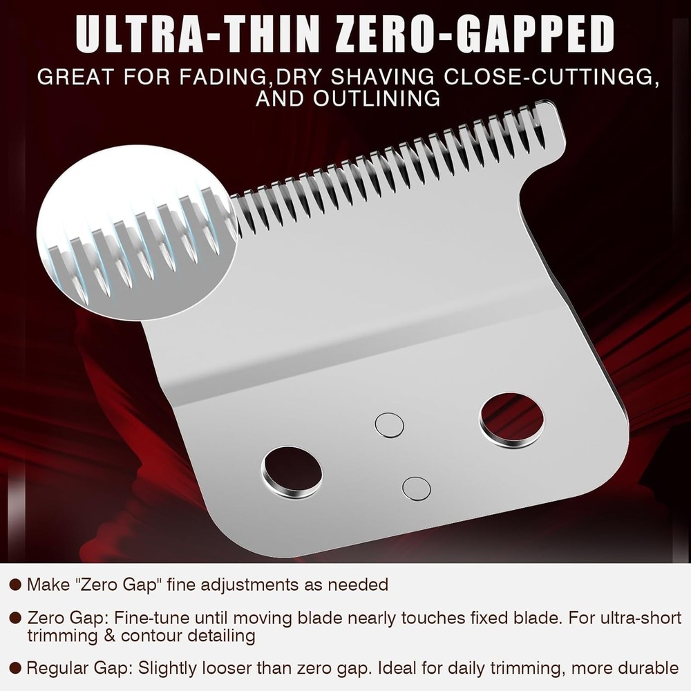 Lasts 5X Longer! Andis-Compatible T-Blade Replacement - Smooth Cutting Action