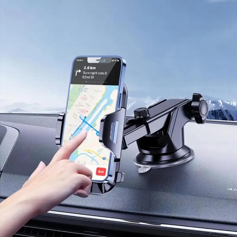 In Car Phone Holder Universal Mount Mobile Windshield Dashboard Screen Stand