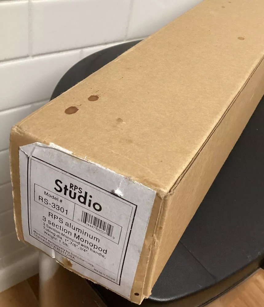 Camera Monopod Support RPS Studio 3 Section With Handle Model RS-3301 Aluminum