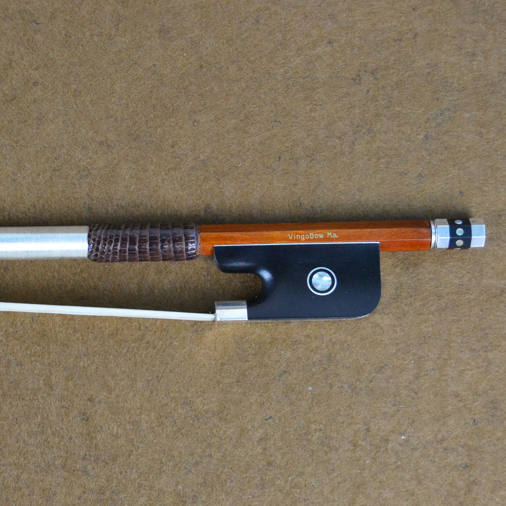 Top Model Pernambuco Cello Bow Master Level Pure Silver Mounted Well Balanced