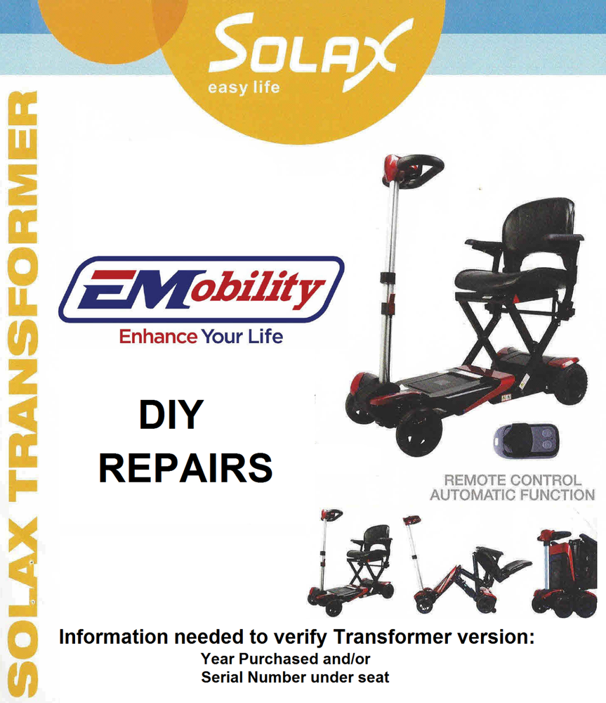 Solax Scooter Transformer & Mobie Plus Lithium Battery - From Enhance Mobility
